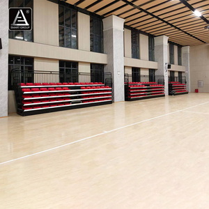 Système de sièges rétractables électriques à 14 rangées pour stade de basketball intelligent, tribunes télescopiques, gradins rétractables - Product Image 4