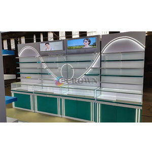 Mall Shop Design Counter showcase Sunglass Retail Optical Shop Haptic Lens Counter showcase Beauty <strong>Pl</strong> Unique Shop Ocular Cabinet OEM - Product Image 1