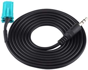 12V Auto Aux-in Audio-Kabelbaum 3,5mm Klinke auf ISO-Anschluss Aux-Kabel für Fiat Audio-Kabel Zusatz-Eingangsadapter - Product Image 4