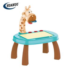 Escritorio de aprendizaje para niños, juguete de proyector de <span class=keywords><strong>dibujo</strong></span> mágico, pintura de proyección DE jirafa con dinosaurios pintados - Product Image 1