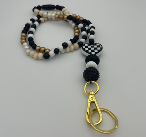 Cordon porte-badge personnalisé en polyester tressé avec crochet, logo personnalisé, résistant à l'eau, élégant, pour collier ou porte-clés - Product Image 5