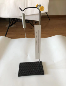 Appareil de la loi de Hooke pour le laboratoire de physique scolaire - Kit d'expériences sur la force de ressort et l'élasticité avec règle, support et crochet - Product Image 1