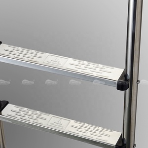Bluwhale Durable SS304 <span class=keywords><strong>En</strong></span> Acier Inoxydable Antidérapant <span class=keywords><strong>Piscine</strong></span> Creusée Échelle Pour Hôtel Spa Projets - Product Image 3