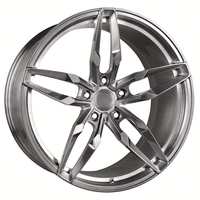 Jantes en alliage d'aluminium gris multi-rayons 17 - 24 pouces 5X112 5*114.3 Jantes monobloc forgées pour Mercedes Benz Classe E
