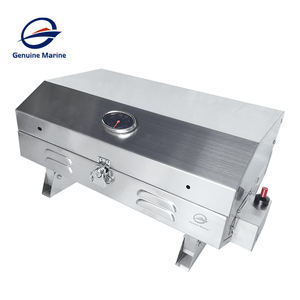 Grand <span class=keywords><strong>Barbecue</strong></span> Combiné Acier au <span class=keywords><strong>Gaz</strong></span> et Charbon Réglable <span class=keywords><strong>pour</strong></span> Camping-Car, Extérieur, <span class=keywords><strong>Bateau</strong></span> et Fournitures Marines - Product Image 4