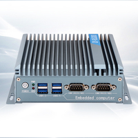 Mini PC Industrial Sin Ventilador J4105/J4125/J6413/N100 con Linux/Windows, Puerto de Red Dual o 4 Puertos de Red