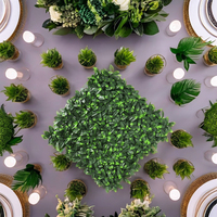 Panneau suspendu artificiel haies rouleau en plastique herbe décoration murale verte pour mariage décoration de jardin intérieur ou extérieur