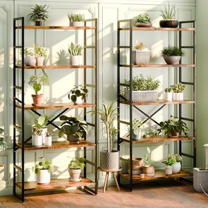Wirewing Bookshelf in legno industriale libreria <span class=keywords><strong>Vintage</strong></span> portaoggetti espositori <span class=keywords><strong>scaffali</strong></span> rustici in piedi - Product Image 2