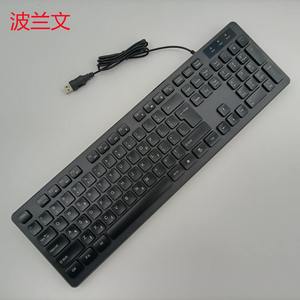 Russian English Arabic French Italian German Spain Portugal Denmark Thai Chocolate Wired <b>USB</b> <b>Keyboard</b> for Desktop - Product Image 4