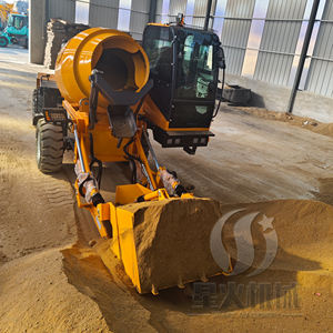 Бетономешалка 3 м3, самозагружающая Бетономешалка в Дубае, 4 колеса, объемный самозагружающий грузовик, Бетономешалка - Product Image 5