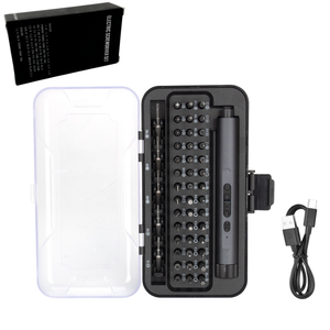 Juego de Destornilladores Eléctricos Tipo Pluma 48 en 1, Recargables por USB, con Batería de 230 mAh, Ligeros, de 3.6 V, con Sistema Magnético, Mini, para Bricolaje - Product Image 1