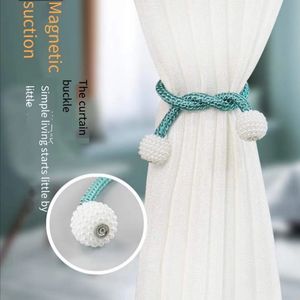 Embrasses de rideaux magnétiques en néodyme, boules de perles, dos de <span class=keywords><strong>chambre</strong></span> à coucher, salon, accessoires de rideaux magnétiques, meilleures ventes - Product Image 2