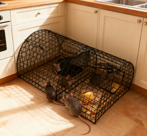 Piège à rats en métal en gros, <span class=keywords><strong>cage</strong></span> en acier multi-usages pour la capture de rats lourds, contrôle des rongeurs, piège à souris dans la cuisine RM005 - Product Image 1