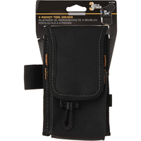 Ce porte-outils multifonctionnel en toile Canvascraft 1104, porte-téléphone, est un sac de rangement pour outils en fibre de polyester