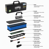 60V 20Ah Lithium-Akkupack für Elektroroller mit Smart BMS, Langstrecken-Akku für Roller, Anpassbar OEM ODM