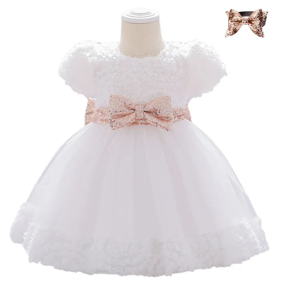 Baby Events Party Wear Tutu Tulle Infant Christening Gowns Girls Toddler Evening Dress Princess Dresses
