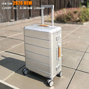<span class=keywords><strong>2026</strong></span>年新型高級アルミ製ハードシェルラゲージ 20インチ機内持ち込みスピナーホイール ソフトハンドル <span class=keywords><strong>TSA</strong></span>ロック 防水 28インチスーツケース - Product Image 1