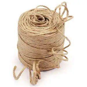 200M/ Roll 2mm Jute Twine Natural Thick Brown Twine for Home Gardening  Plant Picture Hanger Industrial Packing String