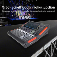 Professionnel 20 canaux numérique Audio alimenté mélangeur métal scène électronique DJ contrôleur MP3 Push muet Console de mixage sonore