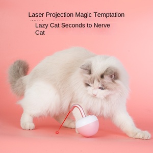 <strong>Cat</strong> Fun Artifact Eco-friendly ABS Tumbler Chassis 360 Irregular Rotation Laser Frees Master's Hands <strong>Cat</strong> <strong>Happy</strong> - Product Image 2