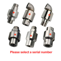 Raccords de tuyauterie haute pression, union rotative pivotante en acier inoxydable, joint pivotant hydraulique pour l'huile et l'eau, pour pipeline chimique
