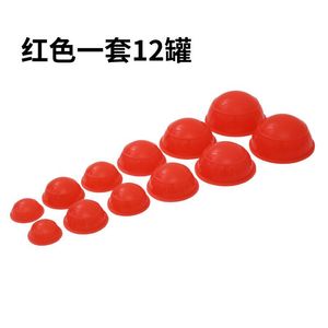 Juego de ventosas de silicona suave, rojo, azul, amarillo, para uso doméstico, niños, madres, 12 meridianos, ventosas sin goma - Product Image 3