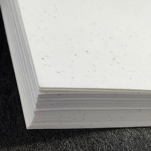 150gsm Eco-Friendly Biodegradable A4 Size <strong>Paper</strong> Specialty Seed Printing Cards Clothing Packaging Single Side Wax Coating <strong>Paper</strong> - Product Image 2