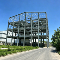 Immeuble d'appartements à structure en acier de grande hauteur, bâtiment résidentiel préfabriqué à plusieurs étages, construction personnalisée