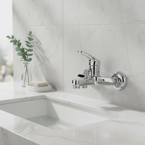 Lead Free Brass Bathroom Faucets Mixer Anti-Scratch Water <b>Tap</b> Hot Cold Water - Product Image 3
