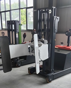 Factory Stock 0.5 Ton 500kg Electric Stacker with Paper Roll <strong>Clamp</strong> Stacker Electric Drum Rotator Electric Lifter <strong>Truck</strong> on Sale - Product Image 4