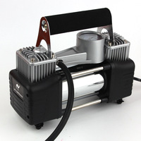 Air Compressor Tire Inflator Portable Double Cylinder Tire Inflator Tire Pump DC 12V 180psi