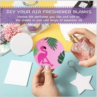 Produits vierges pour sublimation double face, désodorisants pour voiture et maison, accessoires pour presses à chaud