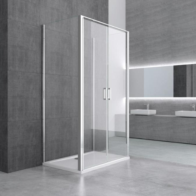 Высококачественная прочная раздвижная дверь из закаленного стекла для ремонта дома, ванной, кухни