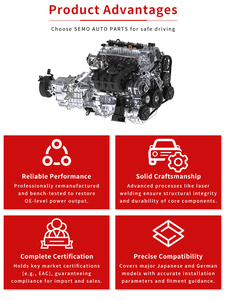 Moteur à bloc long 4 cylindres essence 2.7L 2TR-FE pour <span class=keywords><strong>Toyota</strong></span> Land Cruiser <span class=keywords><strong>Hilux</strong></span> - Product Image 6