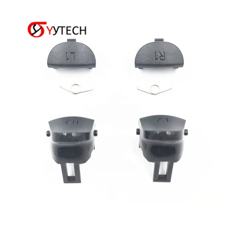 SYYTECH New JDS040 New Version Replacement Controller L1 R1 L2 R2 Button Set Trigger Springs Buttons for PS4 Slim Pro