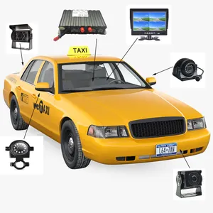 4ch GPS WIFI 4G taksi mobil DVR MDVR güvenlik kamerası sistemi taksi kiralama arabalar, GPS araç kiralama araba, didi kepçe Lyft