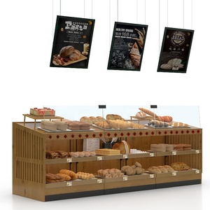 Новый дизайн, многослойная деревянная и железная подставка для хлеба и конфет - Product Image 1