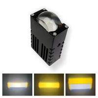 Nuevas Luces LED de Niebla Bicolor Modificadas para Parrilla de Coche Estilo Fábrica, Luces Amarillas Pequeñas, Luces Diurnas LED, IP67 24V