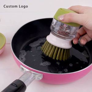 Dispensador de Jabón de Poliéster con Cepillo Exfoliante, Diseño Creativo para Eventos Promocionales - Product Image 5