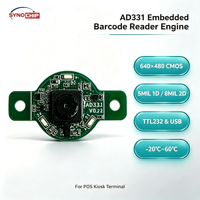 AD331 Moteur de lecture de codes-barres 2D QR CMOS intégré à large angle de vue et haute performance de décodage, USB haute résolution pour kiosque