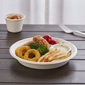 Cuchara y tenedor desechables biodegradables, cuenco chino para sopa, libre de PFAS - Product Image 4