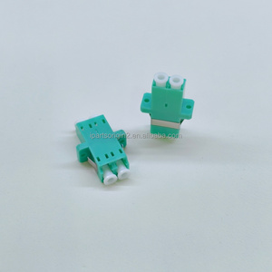 Adaptador de Fibra Óptica Dúplex LC UPC OM3 Aqua, Acoplador LC-LC para Cableado Multimodo de Centros de Datos, Suministro de Fábrica - Product Image 3