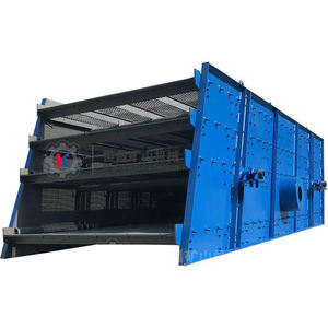 غربال اهتزازي أحادي بسعة 5-10 طن في الساعة لفصل الطين الناعم والحجارة الصغيرة والرمل - Product Image 2