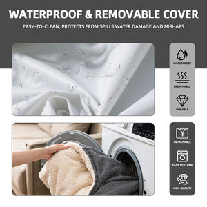 Cama Plana Ortopédica de Lujo de Espuma Viscoelástica para Perros, Impermeable, con Funda Extraíble y Lavable, Éxito de Ventas para Mascotas - Product Image 6