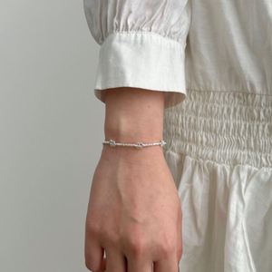 Dylam Dainty Charm Design Fine Fashion Jewelry Women 925 Sterling <b>Silver</b> Bead Beaded Butterfly Pendant <b>Bangles</b> <b>Bracelets</b> - Product Image 3