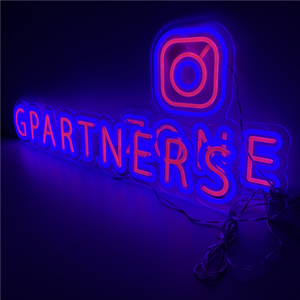 Eclairage Lettre Coffee Shop Enseigne Néon Table LED Debout. Mais Café Premier enseigne Néon LED bicolore. Enseigne Café Néon - Product Image 2