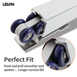 Sürgülü kapı tampon damperi asılı tekerlekler ağır ahşap kapı palet makarası sistemi çift yönlü tamponlama silindiri kiti - Product Image 4