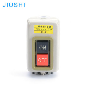 Kelly BS-216B Plastic Electric Motor Push Button Switch 500V 6A Button Switch Box Wenzhou