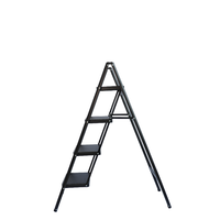 Nouvelle échelle pliante multifonctionnelle portable moderne 2025 en alliage d'aluminium épaissi pour usage domestique, escalier et extérieur