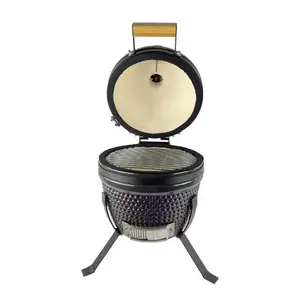 Ceramic Kamado Barbecue Charcoal Grill Heavy Duty Ceramic Barbecue Smoker Egg Shape Bbq Grill For Sale